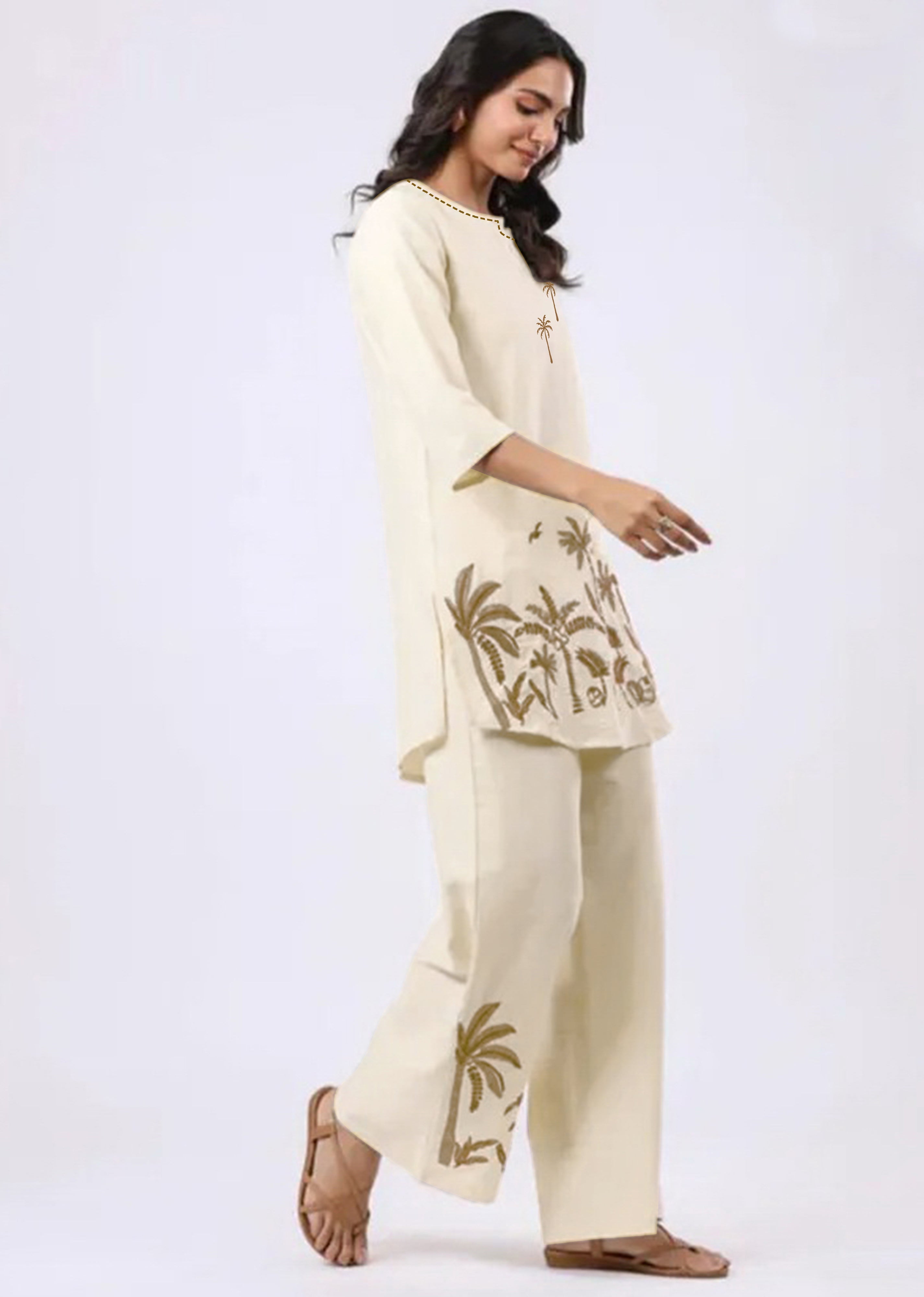 Cotton Digital Printed Co Ords Set for Women Trendmallsin