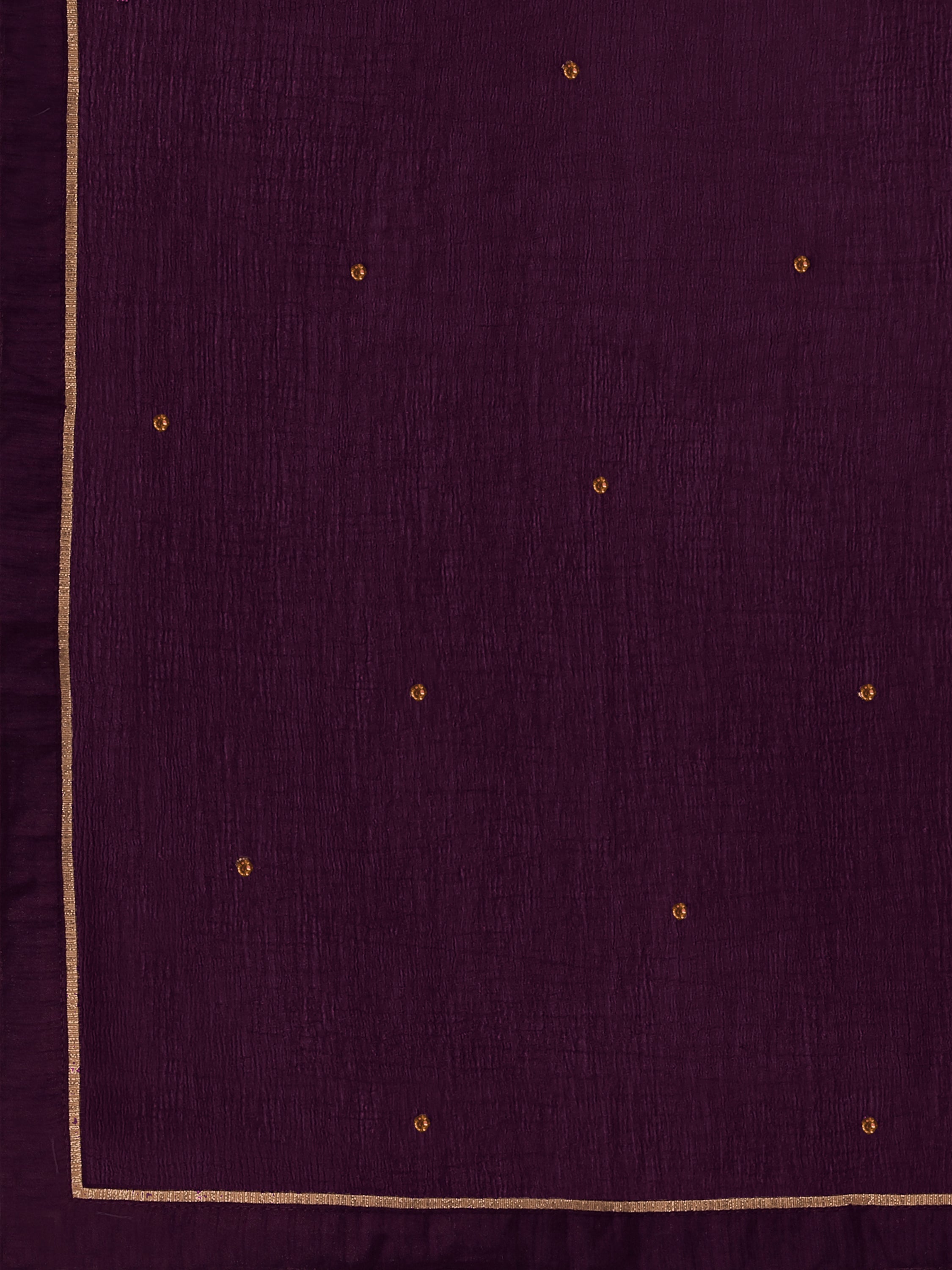Purple Georgette Embroidery Anarkali Salwar Suit Set with Dupatta For Women's Trendmallsin