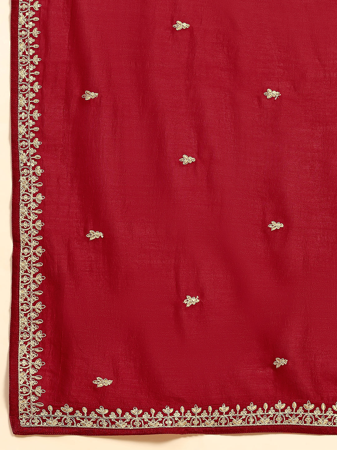 Women's Vichitra Silk Embroidery Salwar Suit Set for Women Trendmallsin