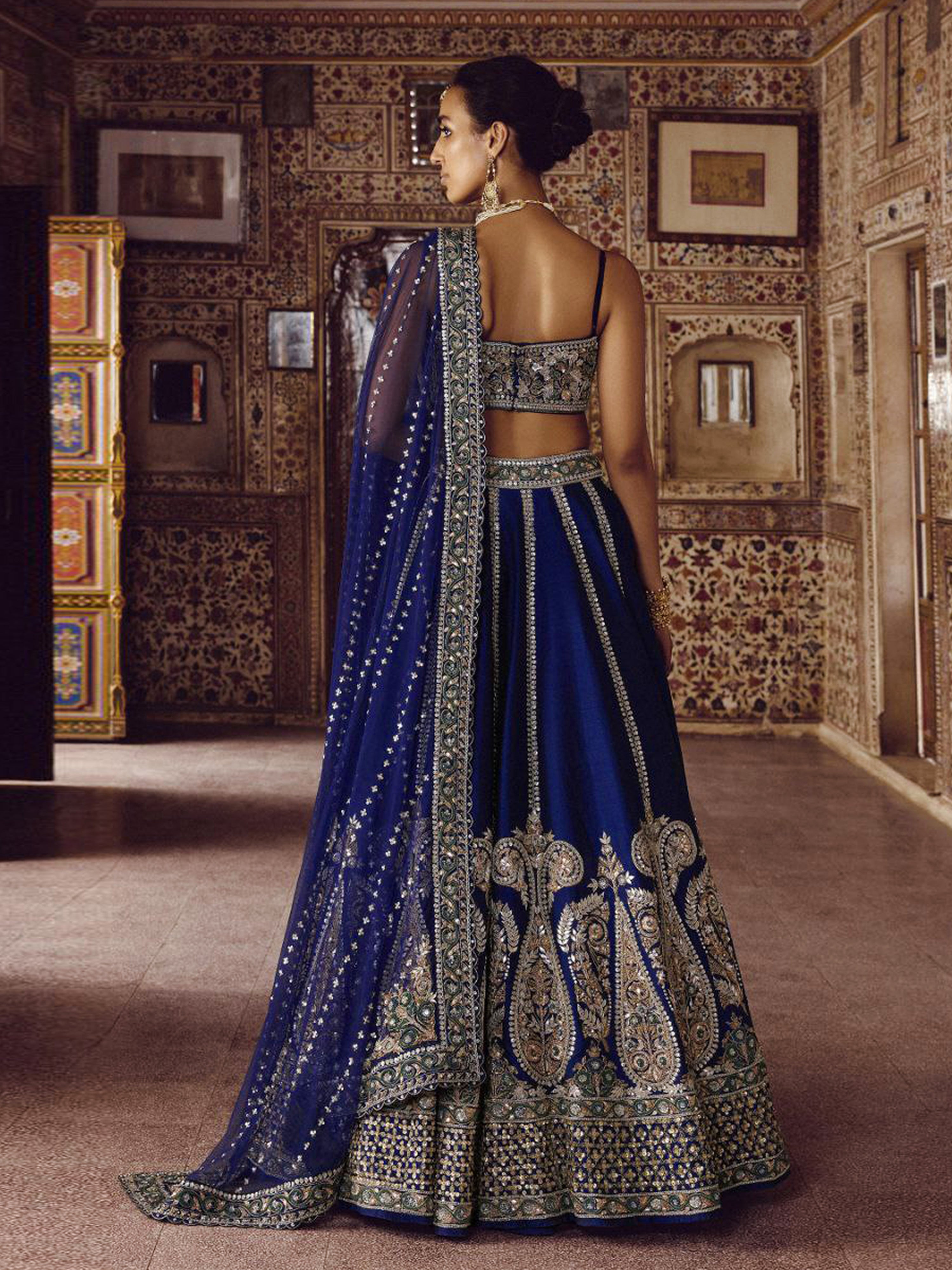 Art Silk Embroidery With Sequence Work Lehnga Choli With Dupatta