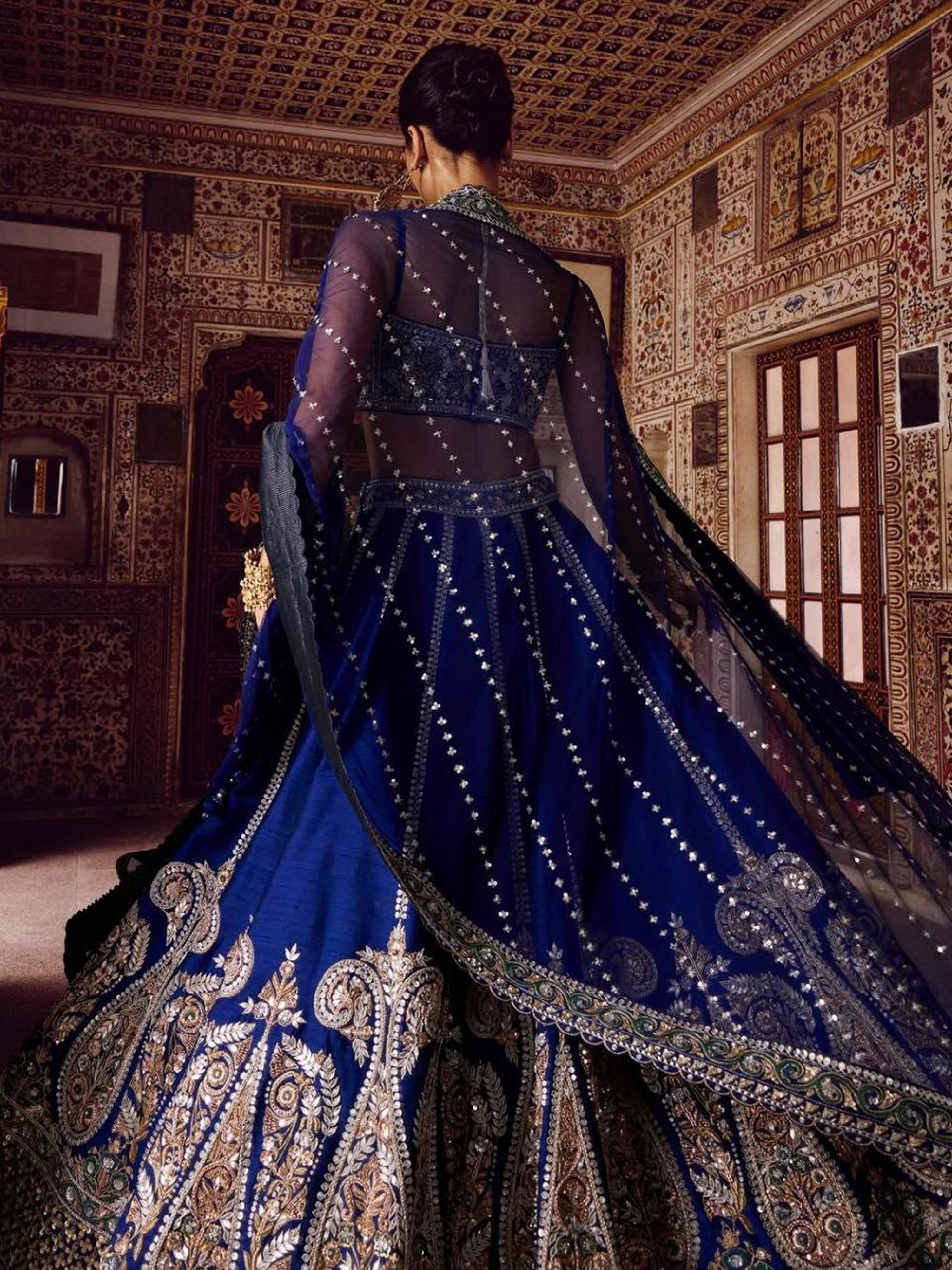 Art Silk Embroidery With Sequence Work Lehnga Choli With Dupatta