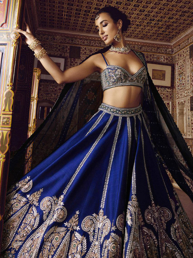 Art Silk Embroidery With Sequence Work Lehnga Choli With Dupatta