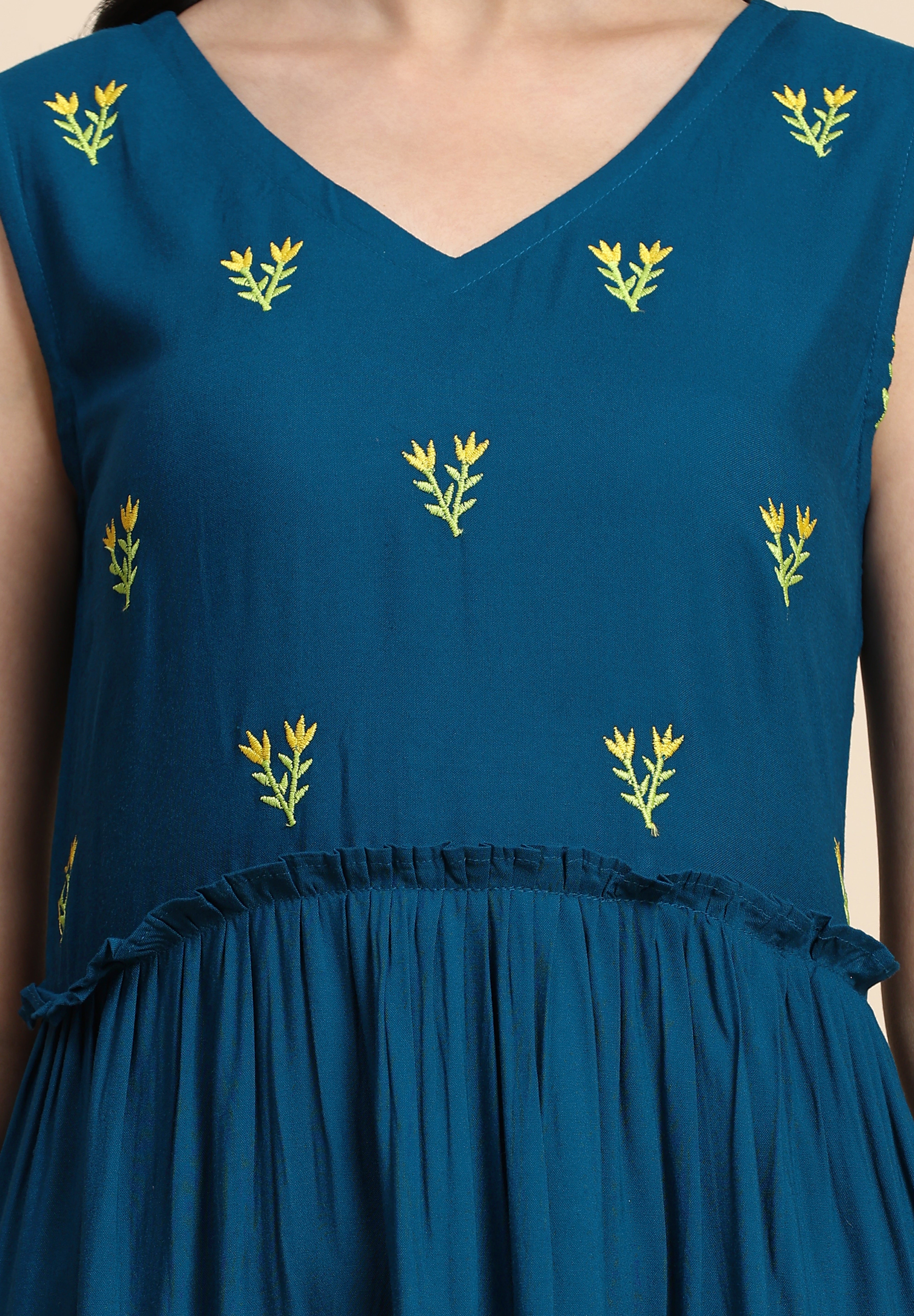 TRENDMALLS Western Dress Casual Loose Flowy Swing Shift Dress for Women Length:Midi Trendmallsin