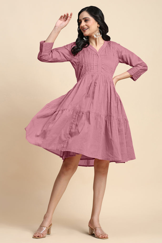 Dress Casual Loose Flowy Swing Shift Dress for Women Length:Midi