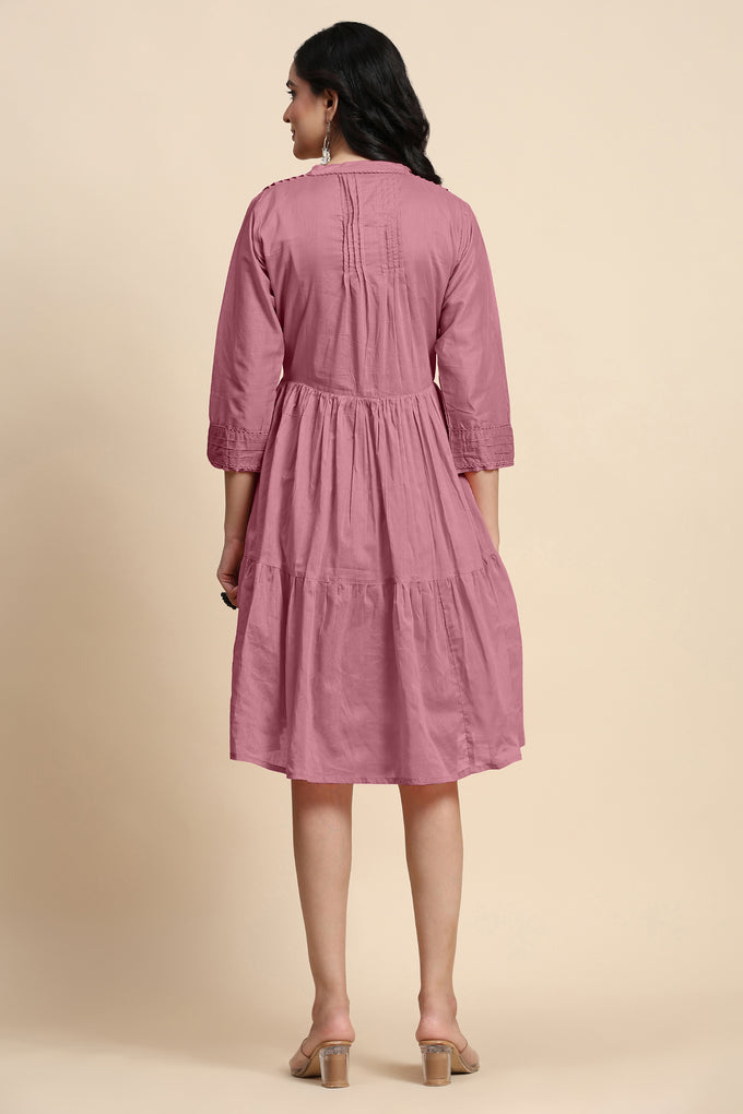 Dress Casual Loose Flowy Swing Shift Dress for Women Length:Midi