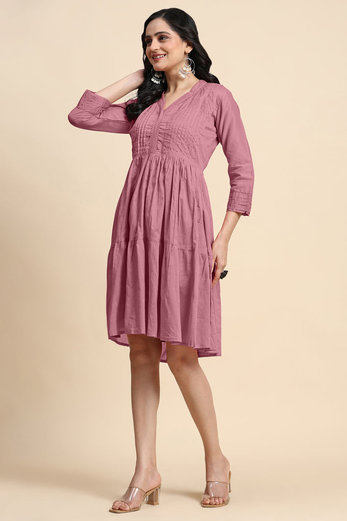 Dress Casual Loose Flowy Swing Shift Dress for Women Length:Midi