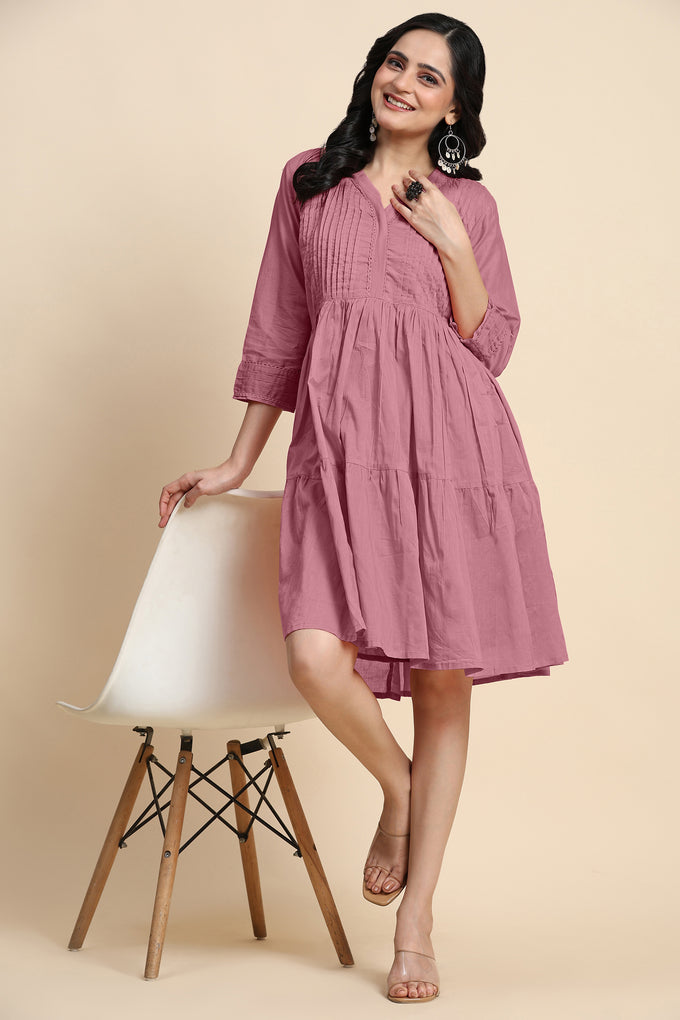 Dress Casual Loose Flowy Swing Shift Dress for Women Length:Midi