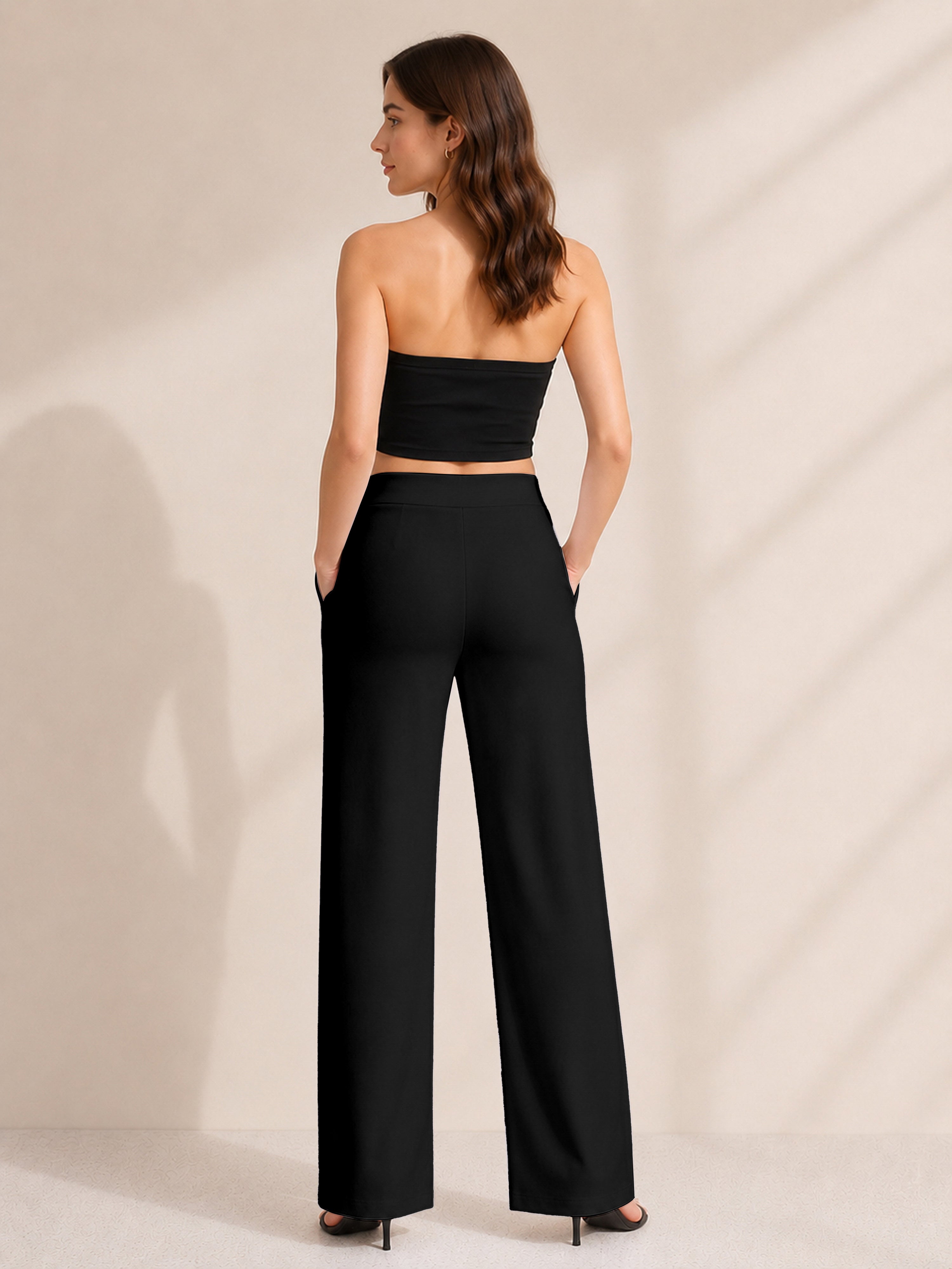 Loose Fit Casual Wear Trousers For Women