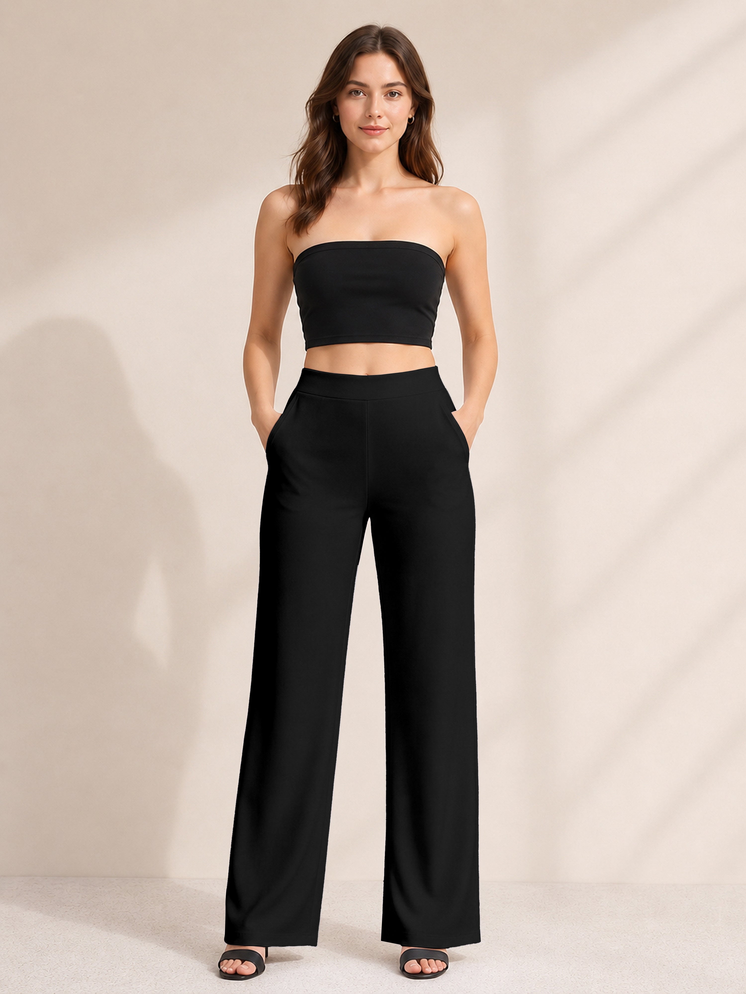 Loose Fit Casual Wear Trousers For Women