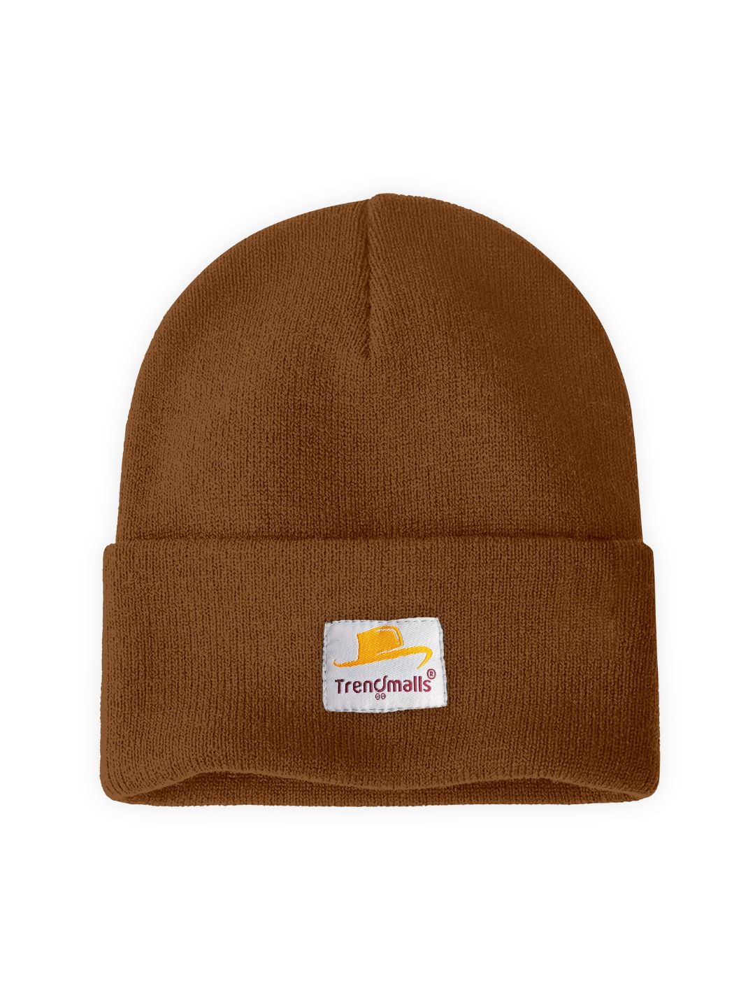 Mens/Women/Kids Cap Unisex Hat Knit Cuffed Beanie Cap for Men Stylish (Brown) Trendmallsin