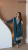 Teal Blue Art Silk Embroidery With Sequence Work Salwar Suit  with Dupatta For Women